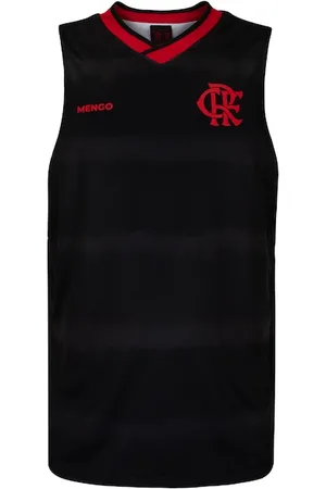 Braziline Camiseta Regata do Flamengo Masculina Trajeto Dupla Face