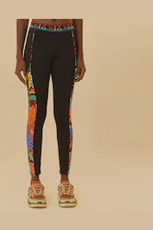 Gentleman Farmer Calça Legging Feminina Recorte Onça Cool