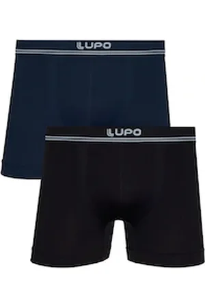 LUPO Kit de 2 Cuecas Boxer Sem Costura
