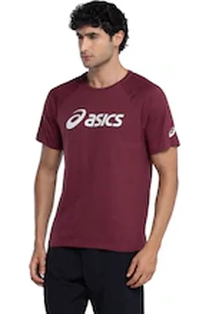 Asics Camiseta Masculina Manga Curta Meia Malha Raglan
