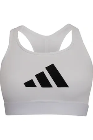 adidas Top Fitness sem Bojo Média Sustentação Powerreact Big Logo Adulto