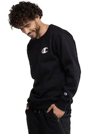 Champion Blusão Masculino Gola Careca Logo C Ink