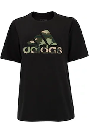 adidas Camiseta Feminina Manga Curta Graphic Camo