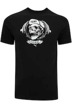 PUMA Camiseta Masculina Manga Curta Training Skull