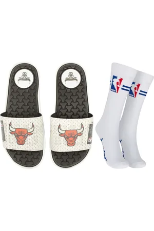 GRENDENE Chinelo Chicago Bulls Rider NBA Slide + Meia Cano Alto - Adulto