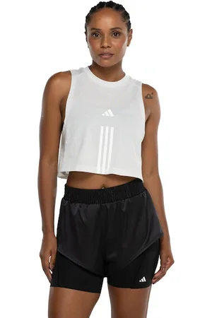 adidas Camiseta Regata Cropped Feminina Training Essentials COT