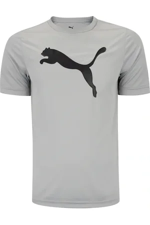 PUMA Camiseta Masculina Manga Curta ESS Logo Poly