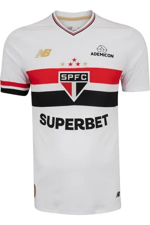 New Balance Camisa do São Paulo I 25 Masculina Torcedor