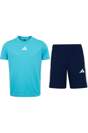 adidas Conjunto Infantil 3 Stripes Bermuda + Camiseta