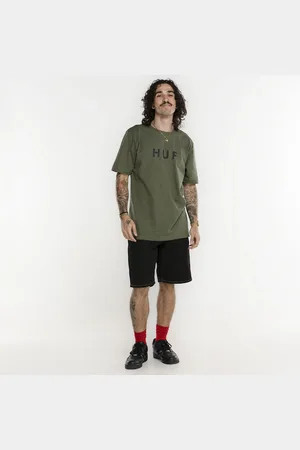 Huf Camiseta Manga Curta Essentials Og Logo