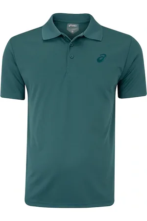Asics Camisa Polo Masculina Manga Curta Botões