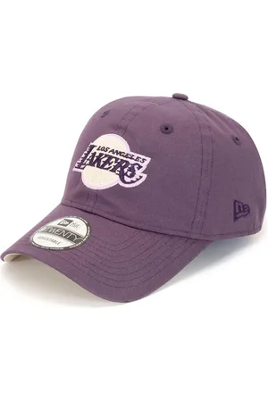 AmazonBasics Boné do Los Angeles Lakers Aba Curva New Era Strapback 920 Action Sunset Adulto