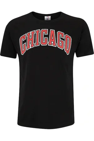 AmazonBasics Camiseta do Chicago Bulls Masculina Manga Curta Estampada N791