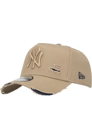 MLB Boné New York Yankees Aba Curva New Era 940 Destroyed Strapback - Adulto