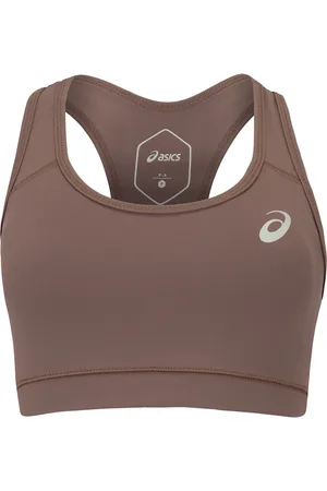 Asics Top Fitness com Bojo Removível Basic Logo Média Sustentação Adulto
