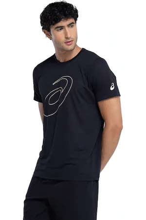 Asics Camiseta Manga Curta Logo Espiral Crepe - Masculina