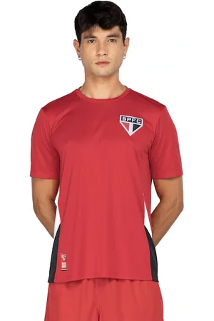 Sao Paulo Camiseta do São Paulo Masculina Recortes