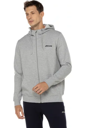 Mizuno Jaqueta de Moletom Masculina com Capuz Zipper