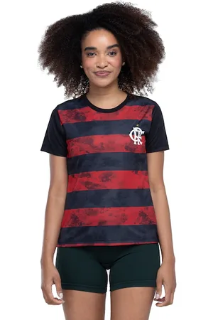 Braziline Camiseta do Flamengo Feminina Arbor
