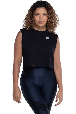 Nike Blusa Cropped Feminina Club SL Tee