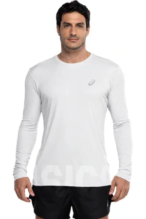 Asics Camiseta Masculina Manga Longa Leve com Proteção UV