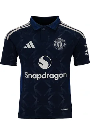 adidas Camisa Polo do Manchester United II 24/25 Infantil