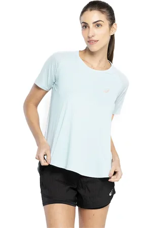 Asics Camiseta Feminina Manga Curta Textura