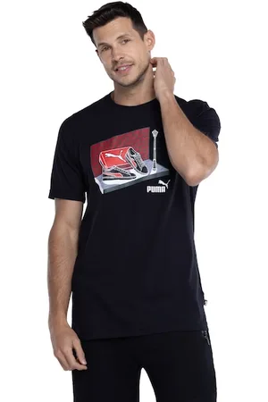 PUMA Camiseta Masculina Manga Curta Graphics Sneaker Box Tee