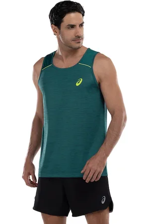 Asics Camiseta Regata Masculina Leve Mesh Anti Odor