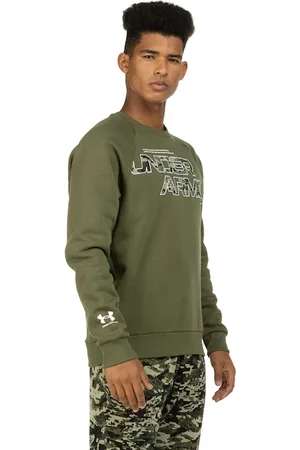Under Armour Blusa de Moletom Masculina Rival Flc Camo