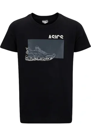 Asics Camiseta Infantil Manga Curta Sneaker Casual