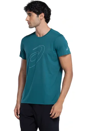 Asics Camiseta Manga Curta Logo Espiral Crepe - Masculina