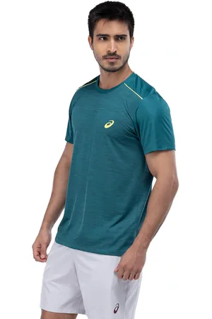 Asics Camiseta Masculina Manga Curta Leve Mesh Anti Odor