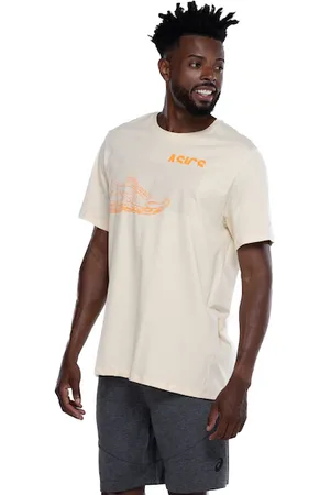 Asics Camiseta Masculina Manga Curta Malha Est Sneaker