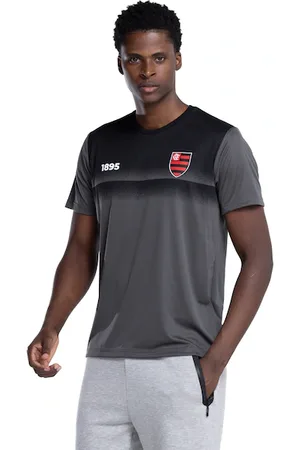 Braziline Camiseta do Flamengo Masculina Moss