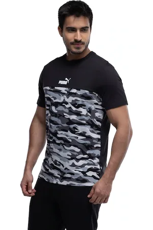 PUMA Camiseta Masculina Manga Curta Ess Block Camo