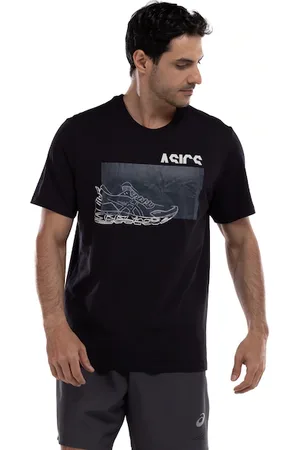 Asics Camiseta Masculina Manga Curta Malha Est Sneaker