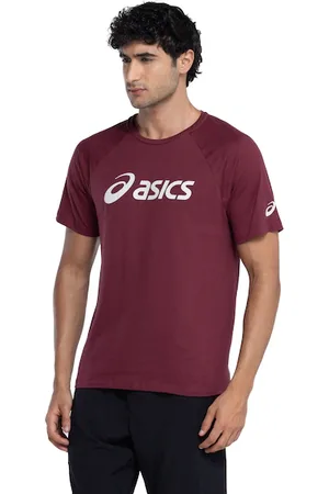 Asics Camiseta Masculina Manga Curta Meia Malha Raglan