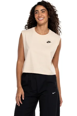 Nike Blusa Cropped Feminina Club SL Tee