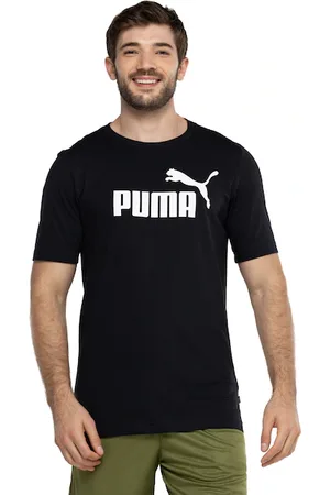PUMA Camiseta Masculina Manga Curta ESS Tee Logo