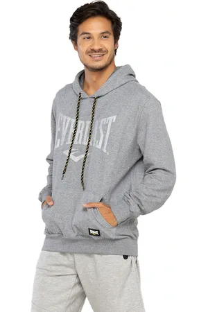Everlast Blusa de Moletom Masculina com Capuz Canguru