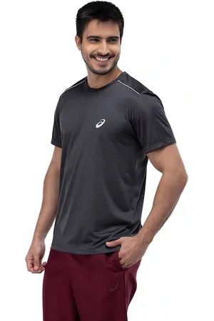 Asics Camiseta Masculina Manga Curta Leve Mesh Anti Odor