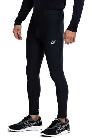 Asics Calça de Compressão Masculina Compressão Standard Refletiva