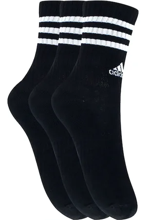 adidas Kit de Meia Adulto Cano Alto 3 Listras - 3 Pares