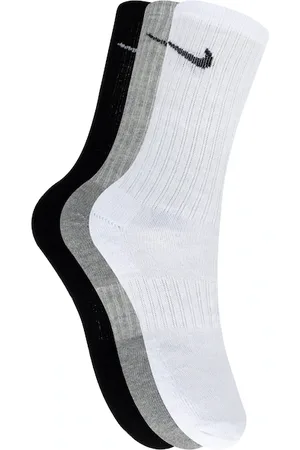 Nike Kit de Meias Cano Alto Everyday Cushioned Crew com 3 Pares - Adulto