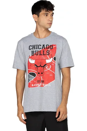 AmazonBasics Camiseta Chicago Bulls Masculina Manga Curta Backcourt