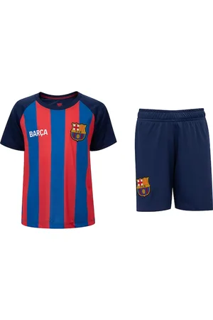 Barcelona Kit de Uniforme Infantil Camiseta + Calção