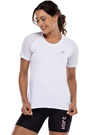Asics Camiseta Feminina Manga Curta Respirável