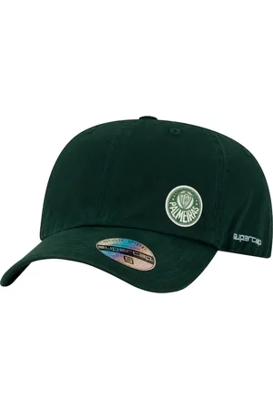 Super Cap Boné Aba Curva do Palmeiras Supercap Tinturado com Aplicação Snapback Adulto