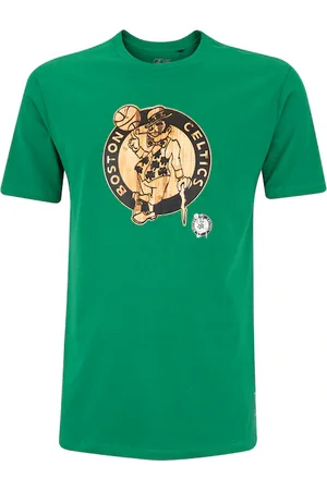 AmazonBasics Camiseta do Boston Celtics Masculina Manga Curta Wood Court